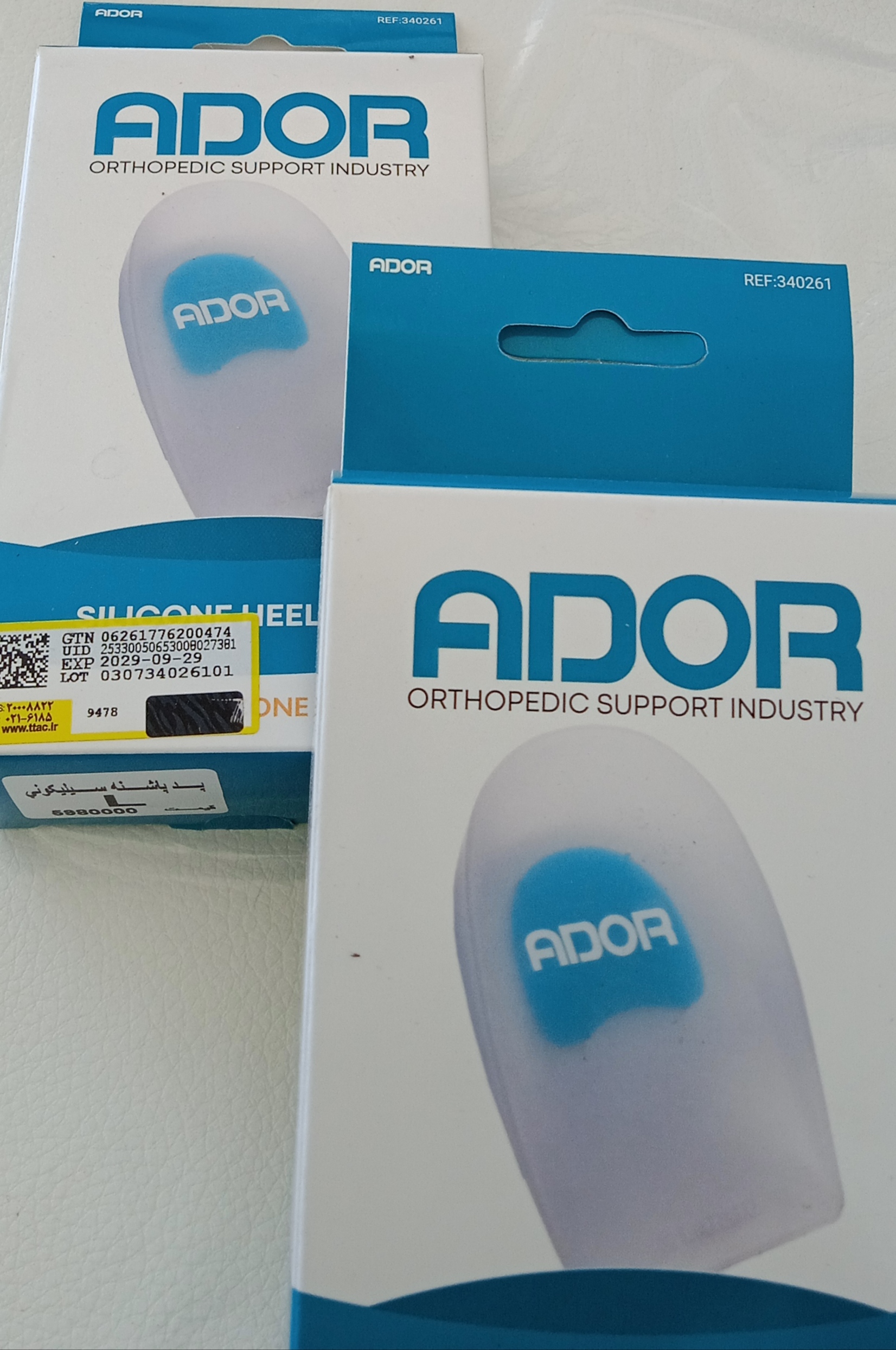 پد پاشنه سیلیکونی